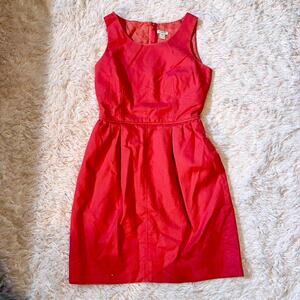 J Crew Wool Blend Pink Barbie Preppy Ballet Core Simple Tailored Pocket Dress